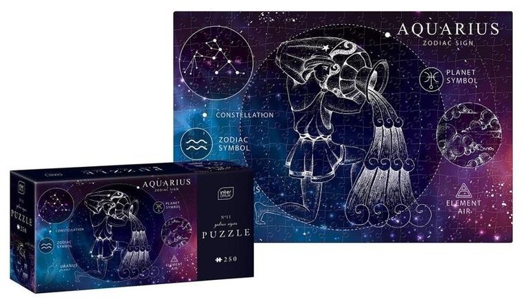 Interdruk, Zodiac Signs, Aquarius, puzzle, 250 elementów