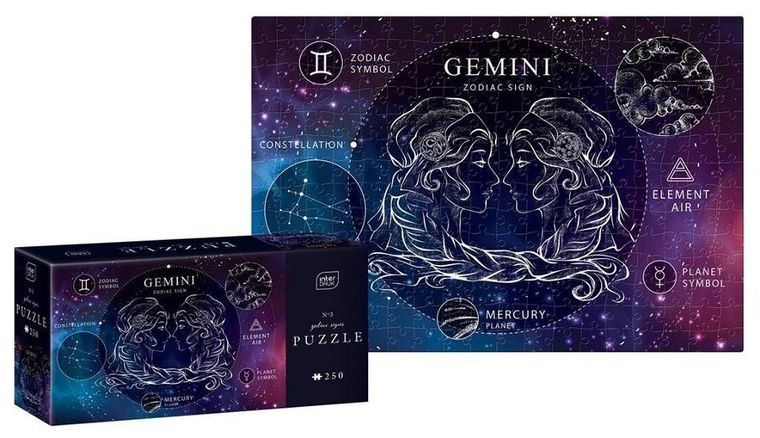 Interdruk, Zodiac Signs, Gemini, puzzle, 250 elementów
