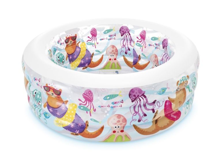 Intex, basen dmuchany, akwarium, 152-56 cm