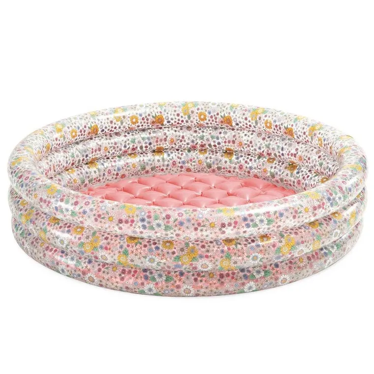 Intex, basen dmuchany, okrągły, kwiatki, 25-86 cm