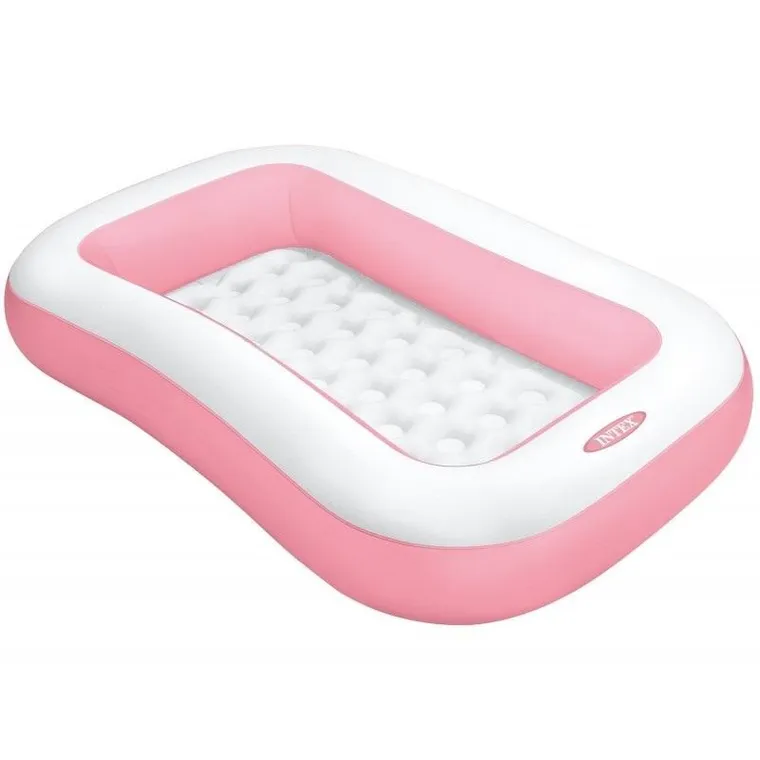 Intex, basen dmuchany, prostokątny, różowy, 100-166 cm