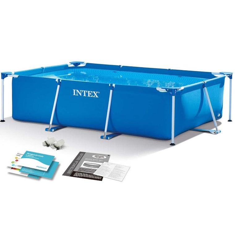 Intex, basen ogrodowy stelażowy, 260-160-65 cm