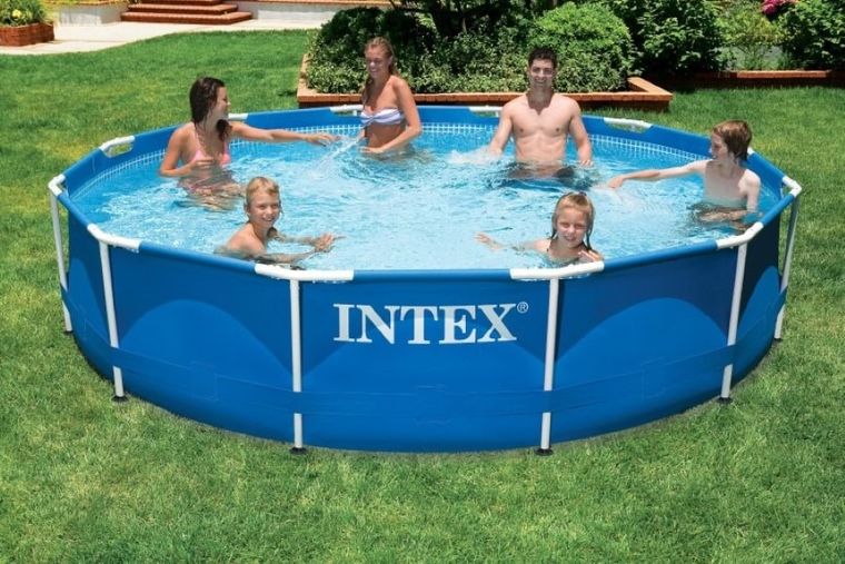 Intex, basen z metalowym stelażem, śr. 3,66 m