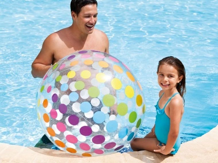 Intex, dmuchana piłka plażowa, 80 cm