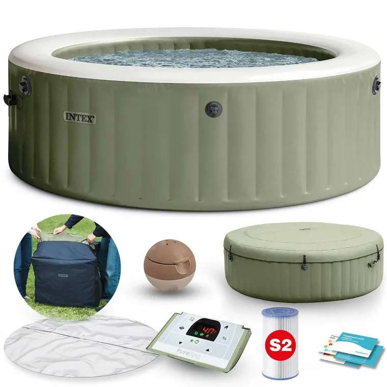 Intex, dmuchane SPA z hydromasażem, 6 osobowe