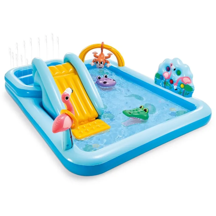 Intex, Dżungla, plac zabaw, dmuchany, 257-216-84 cm