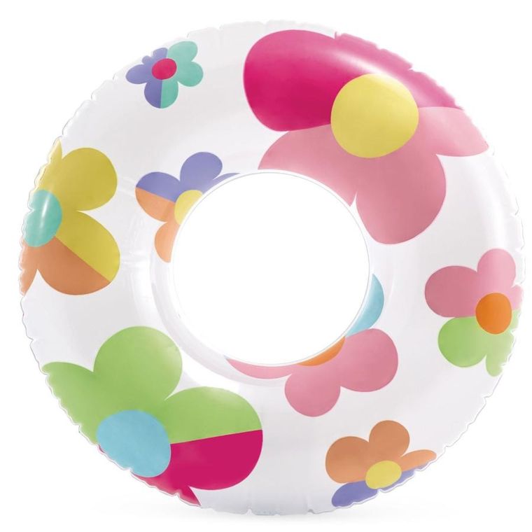 Intex, koło do pływania, kwiaty, 81 cm