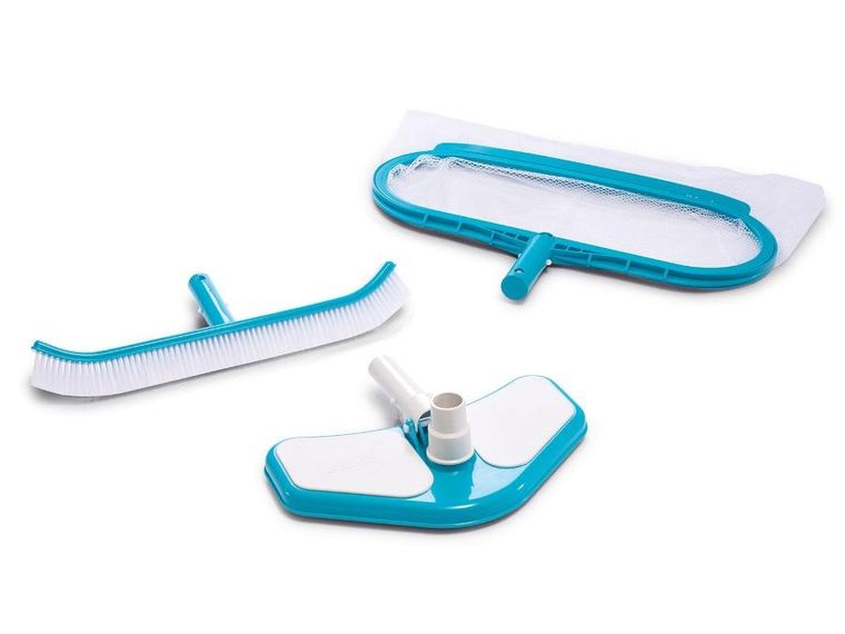 Intex, komplet akcesoriów do czyszczenia, siatka, szczotka, odkurzacz