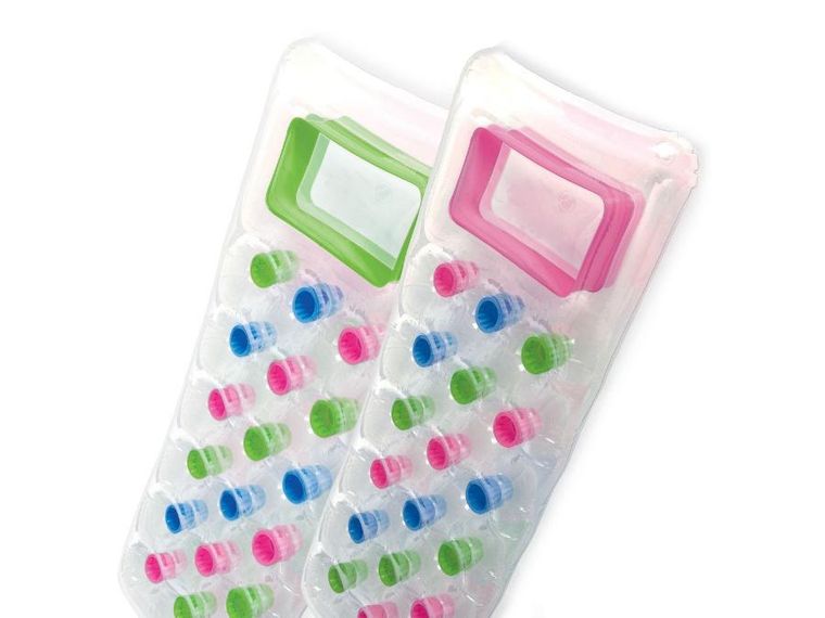 Intex, materac plażowy z okienkiem, różowy, 188-71 cm