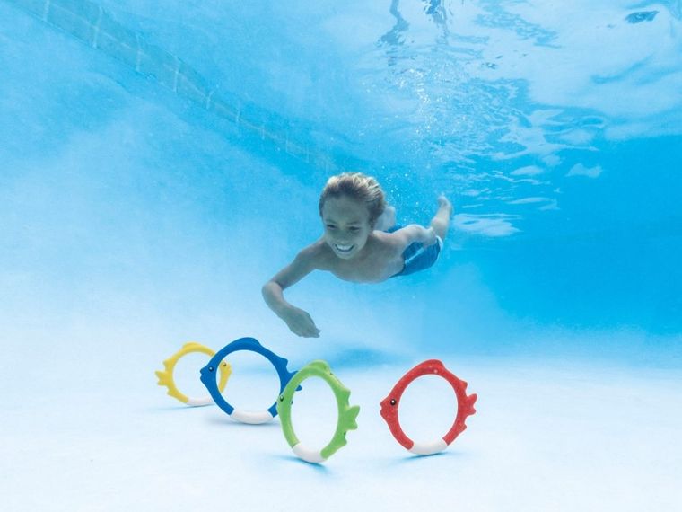 Intex, Rybki, podwodne kółka, na basen, 4 szt.