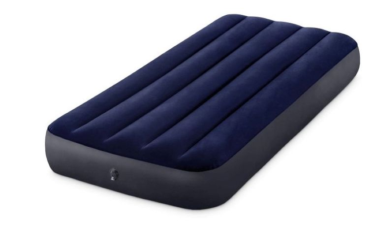 Intex, wąskie łóżko dmuchane, zawór 2w1