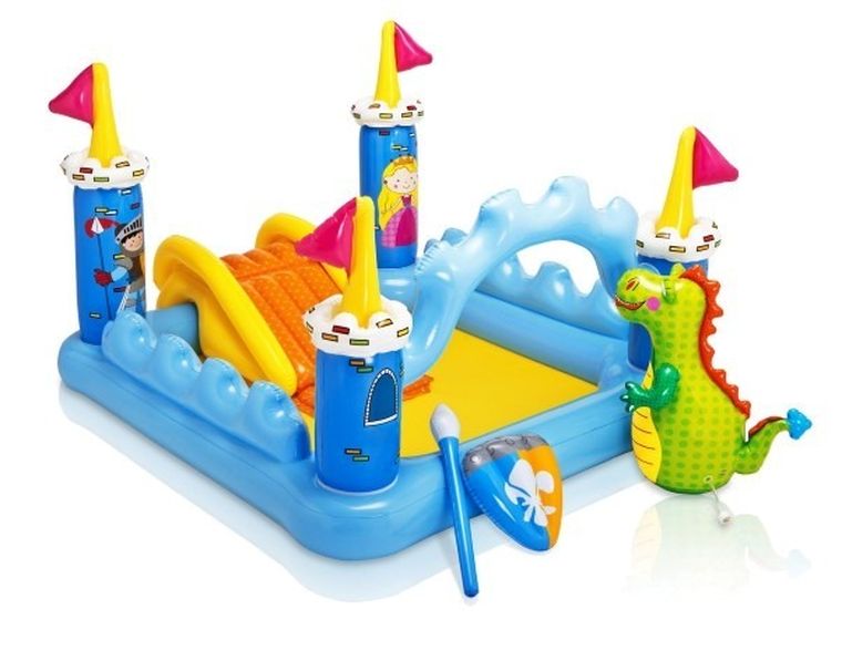 Intex, Zamek Fantasy, plac zabaw, 185-152-107 cm