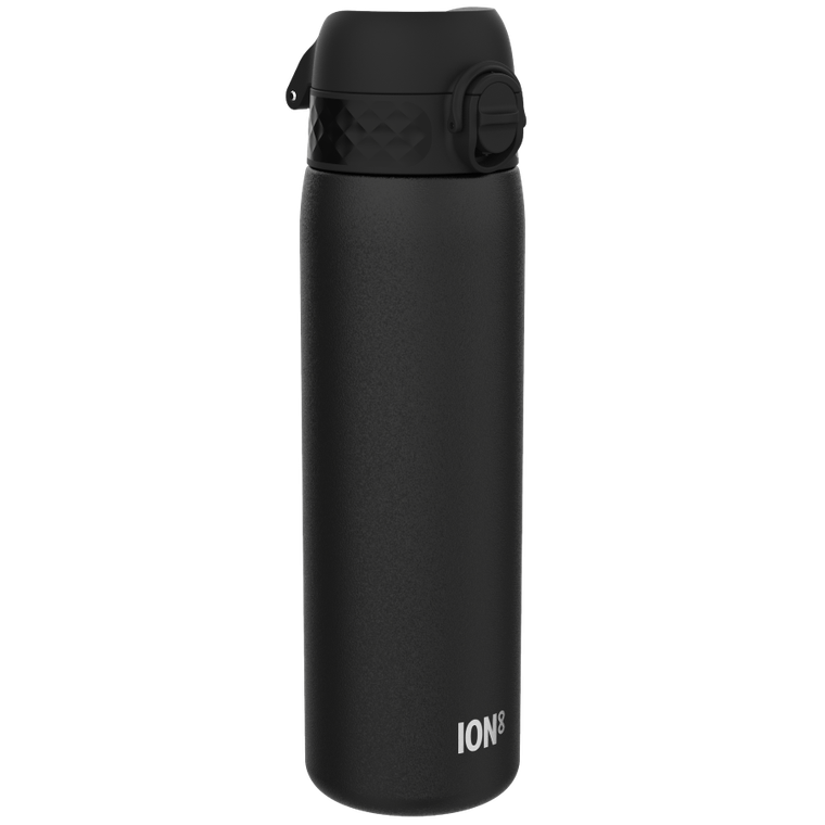 ION8, bidon termiczny z ustnikiem, próżniowy, czarny, 500 ml