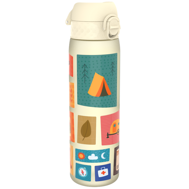 ION8, Biwak, bidon z ustnikiem, kremowy, 500 ml