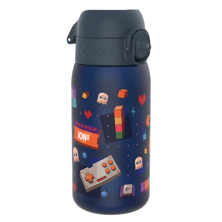 ION8, Gry, bidon z ustnikiem, granatowy, 350 ml