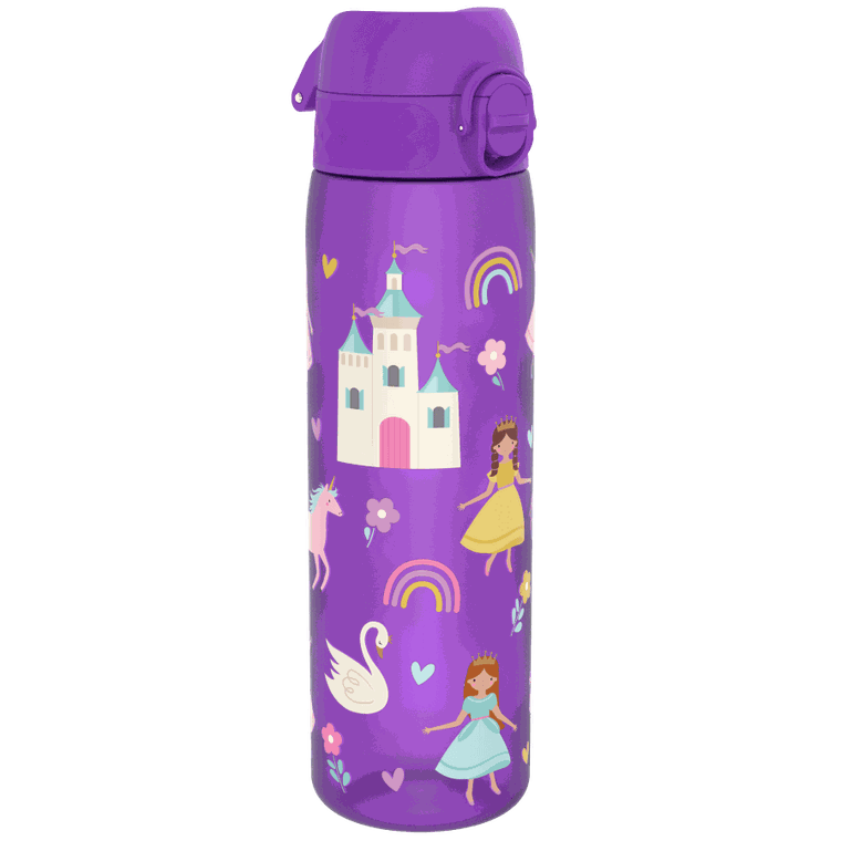 Ion8, Księżniczki, bidon z ustnikiem, fioletowy, 500 ml