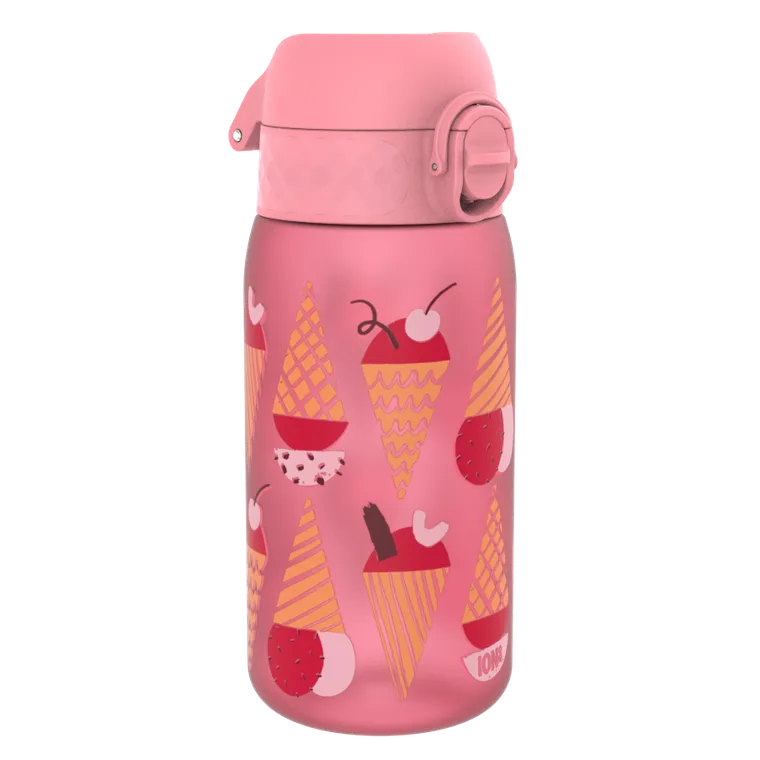 ION8, Lody, bidon z ustnikiem, różowy, 350 ml