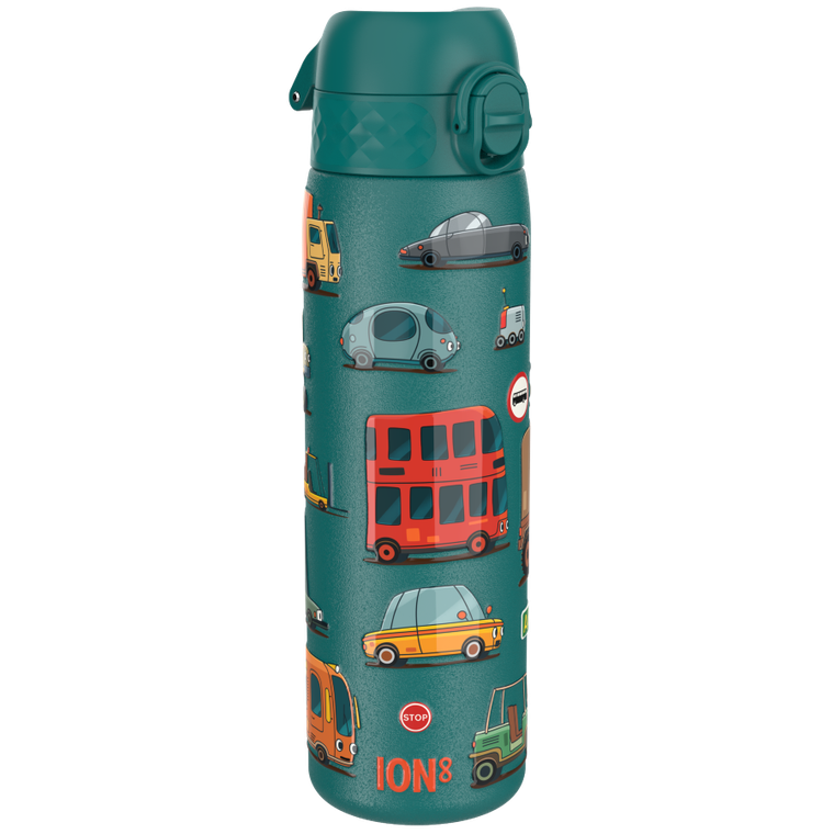 ION8, Samochody, bidon stalowy z ustnikiem, morski, 600 ml