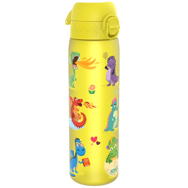 Ion8, Smoki, bidon z ustnikiem, żółty, 500 ml