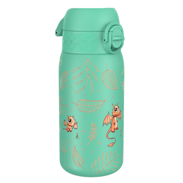 ION8, Smoki, stalowy bidon z ustnikiem, morski, 400 ml