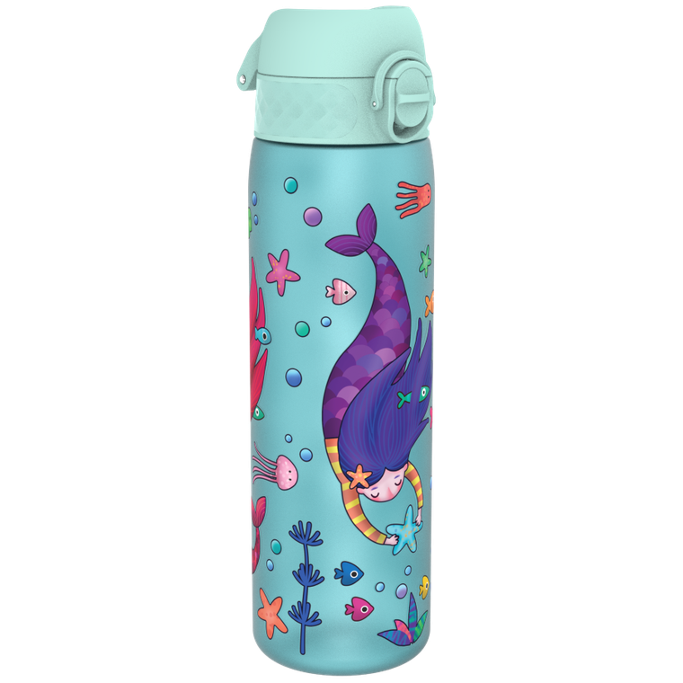 ION8, Syrenki, bidon z ustnikiem, niebieski, 500 ml