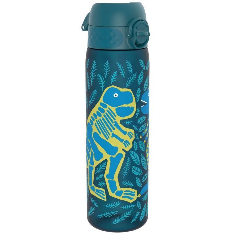 ION8, Szkielet dinozaura, bidon z ustnikiem, niebieski, 500 ml
