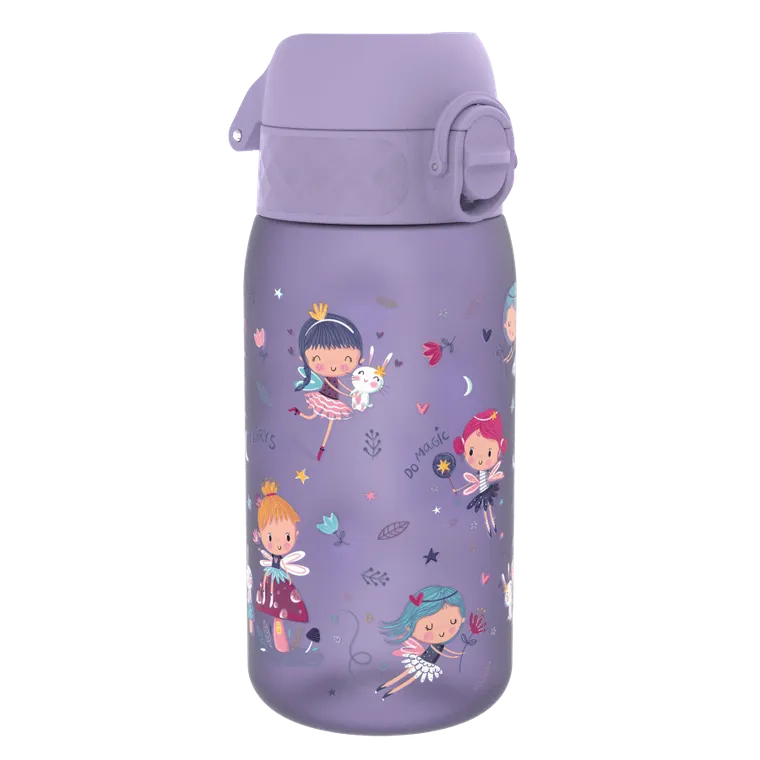 Ion8, Wróżki, bidon z ustnikiem, fioletowy, 350 ml