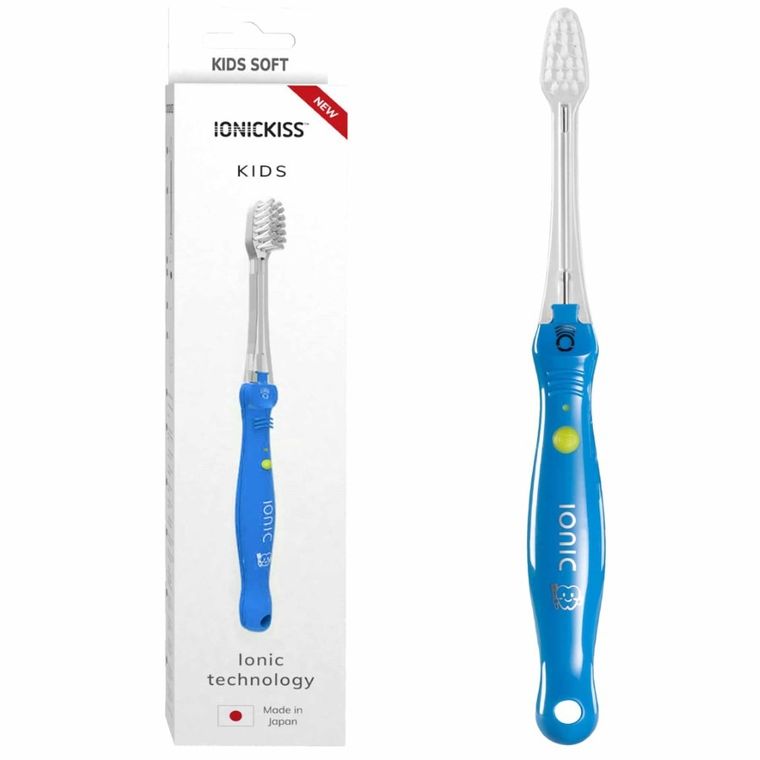 Ionickiss, Kids, szczoteczka jonowa dla dzieci, niebieska