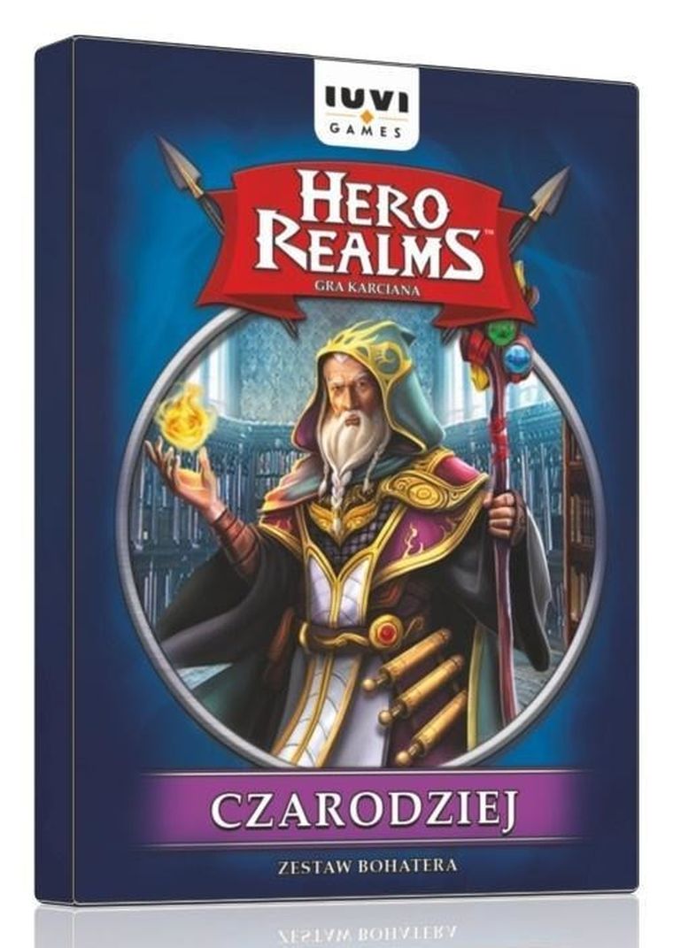 IUVI Games, Hero Realms, Zestaw Bohatera - Czarodziej, dodatek do gry