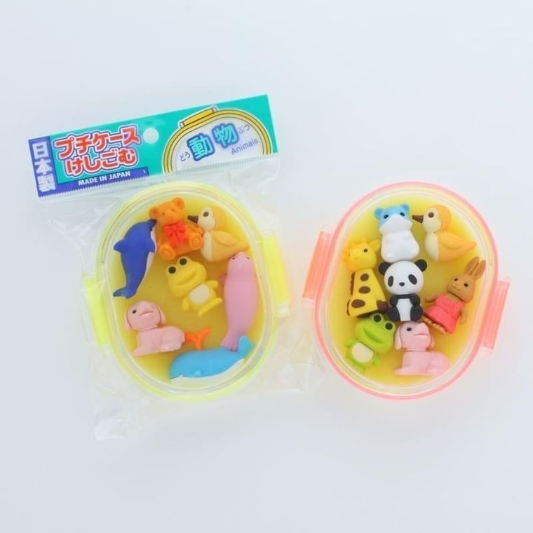 Iwako, gumki do ścierania, Animals, 7 szt.