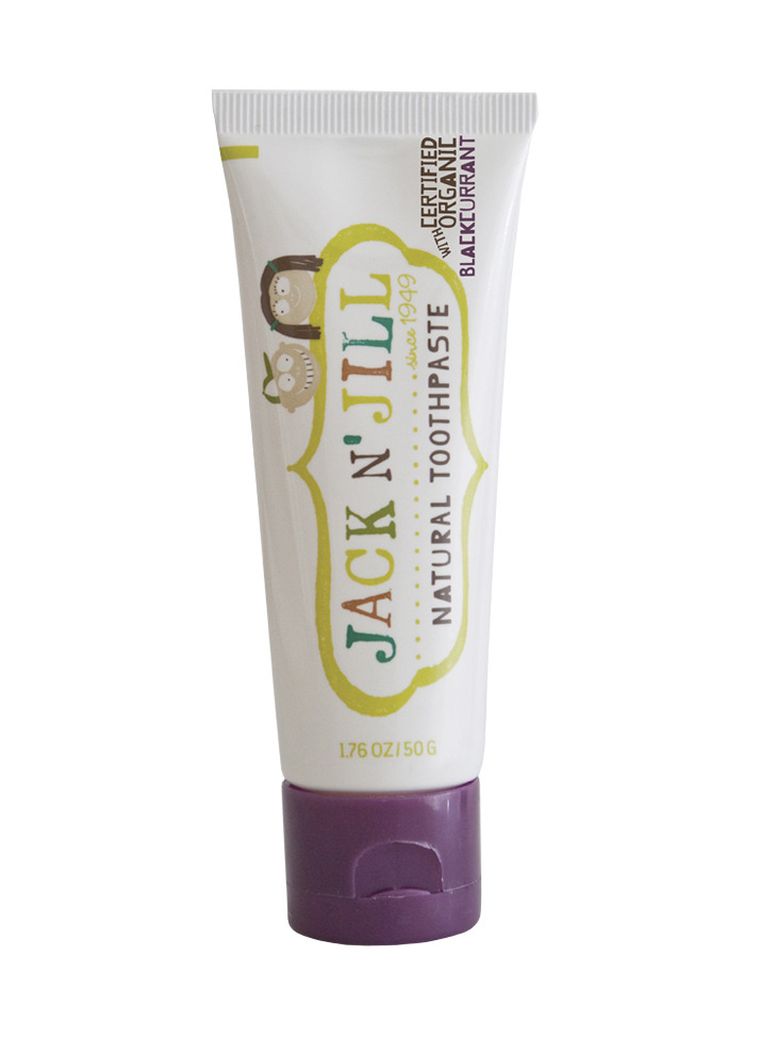 Jack N'Jill, naturalna pasta do zębów, organiczna czarna porzeczka i Xylitol, 50g