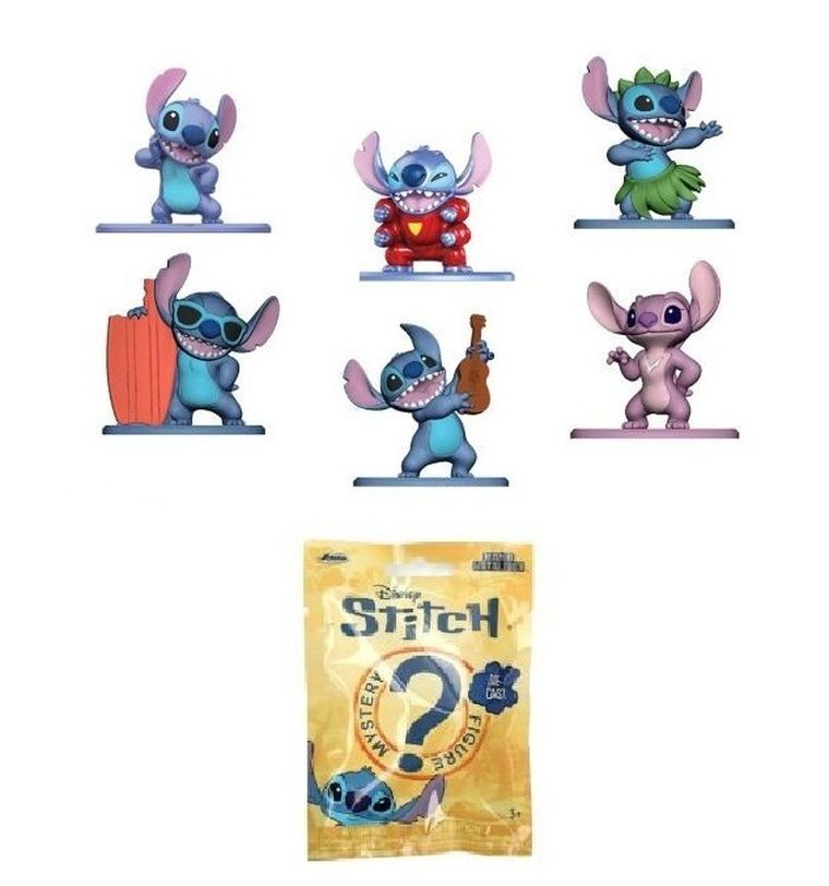 Jada Toys, Lilo i Stitch, metalowa figurka kolekcjonerska, 4 cm, 1 szt.