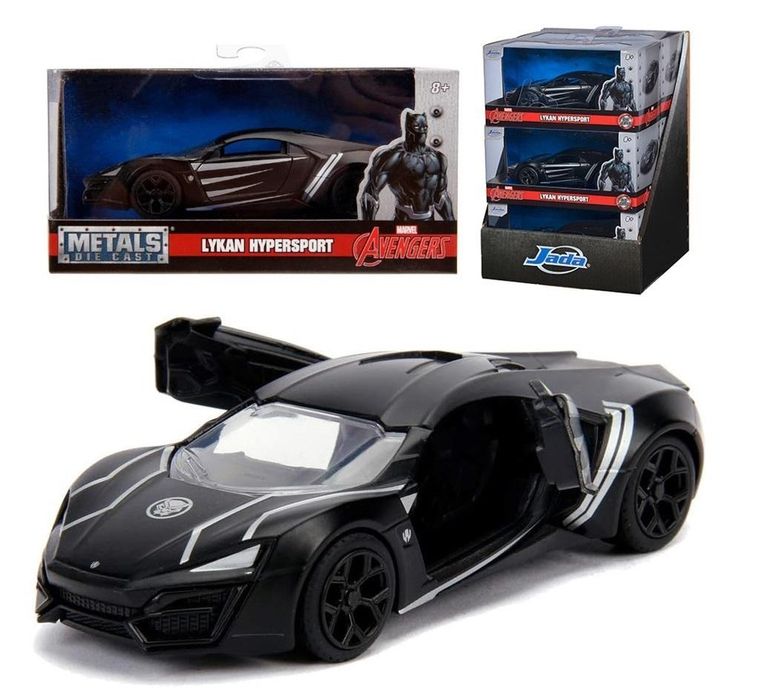 Jada Toys, Marvel Avengers Czarna Pantera, model pojazdu, 1:32