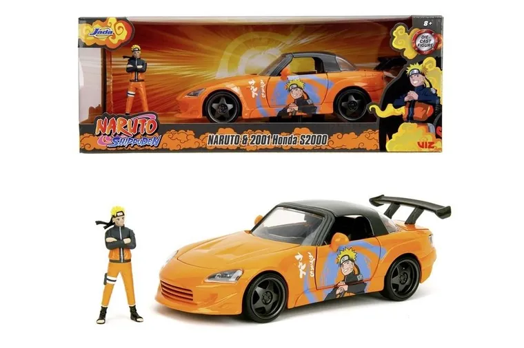 Jada Toys, Naruto, 2001 Honda S2000, pojazd zdalnie sterowany, 1:24