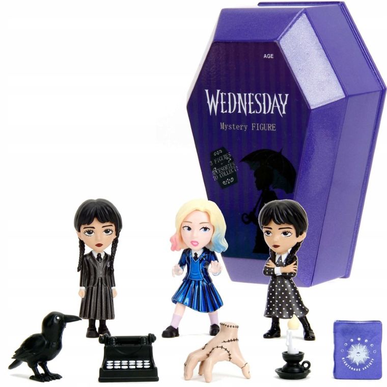 Jada Toys, Wednesday, figurka Deluxe, 1 szt.