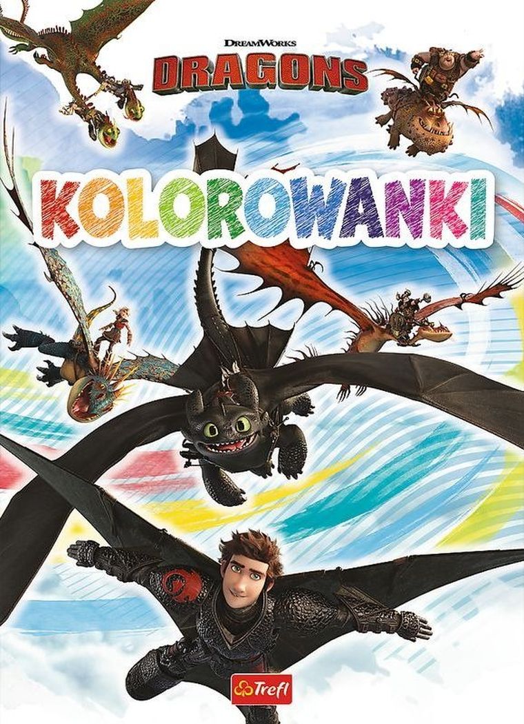 Jak wytresować smoka. Kolorowanka