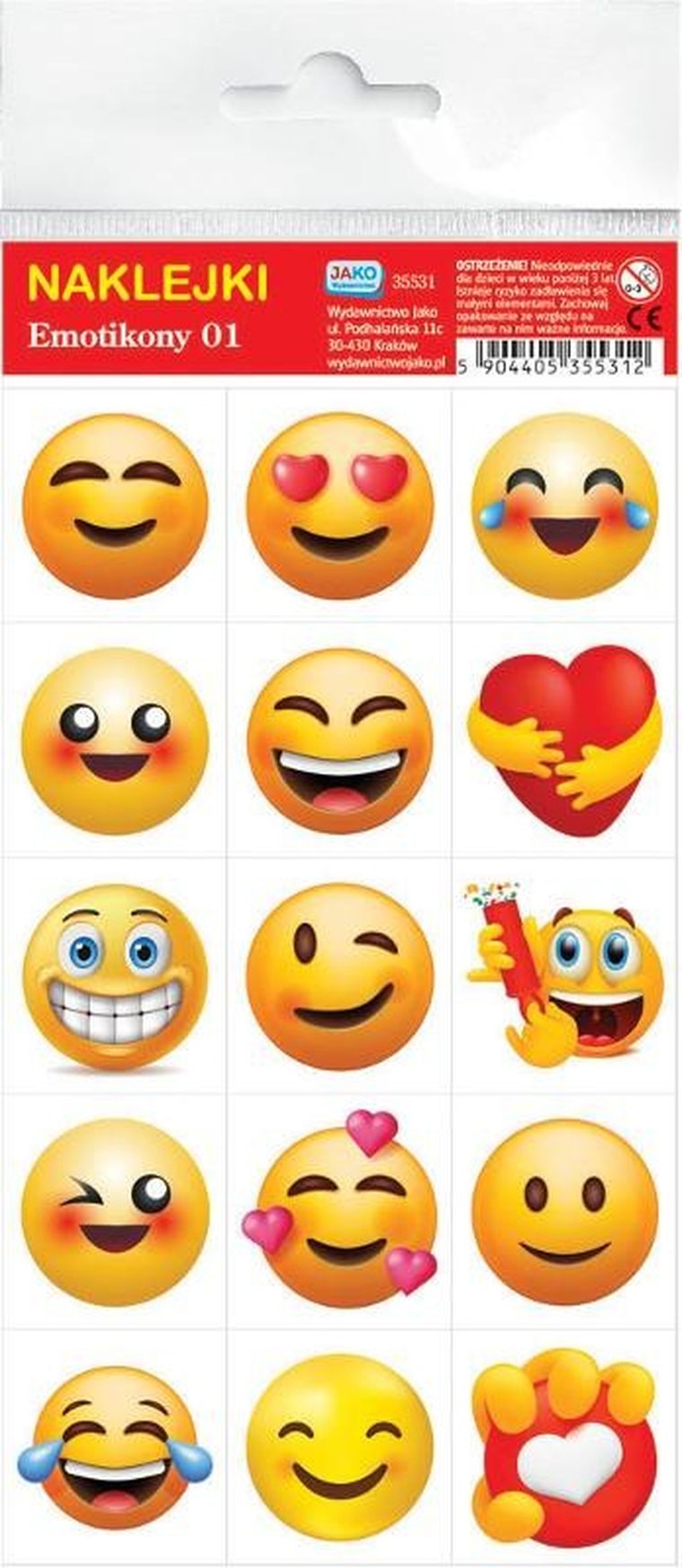 Jako, naklejki, emotikony