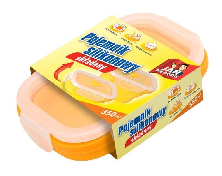 Jan Niezbędny, pojemnik silikonowy składany, 350 ml