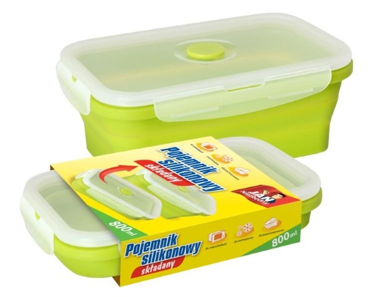 Jan Niezbędny, pojemnik silikonowy składany, 800 ml