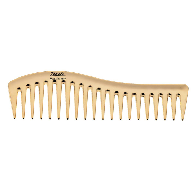 Janeke, Wavy Comb, grzebień do każdego rodzaju włosów, złoty