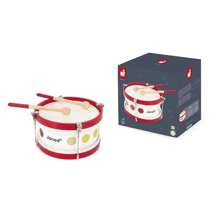 Janod, Confetti, bębenek drewniany