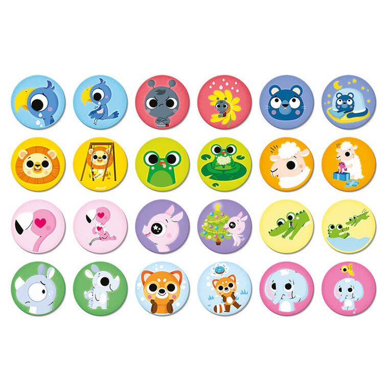 Janod, Emocje, gra memory, 24 elementy