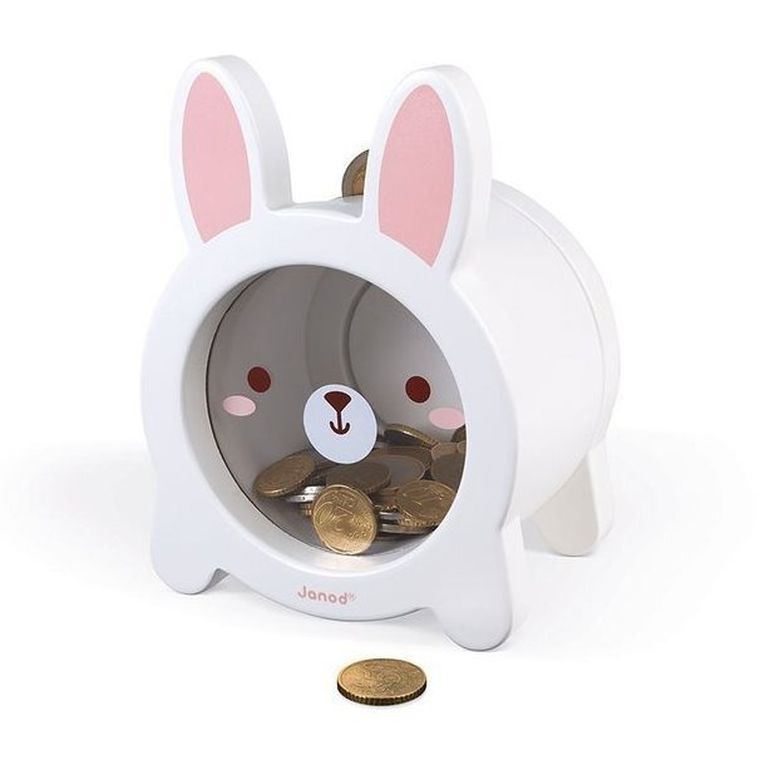 Janod, Królik, drewniana skarbonka