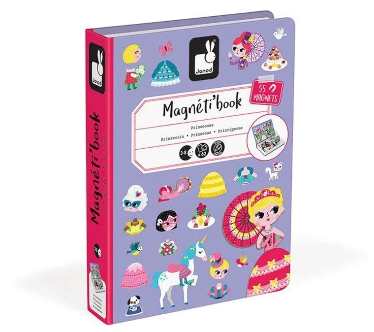 Janod, Magneti’book, Księżniczki, magnetyczna układanka