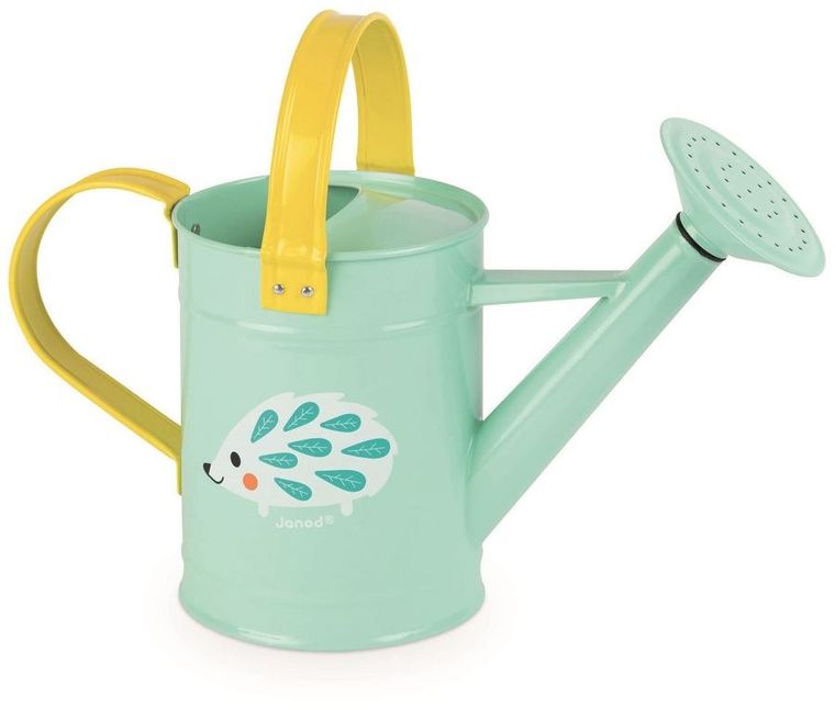 Janod, Mały ogrodnik metalowa konewka, niebieska