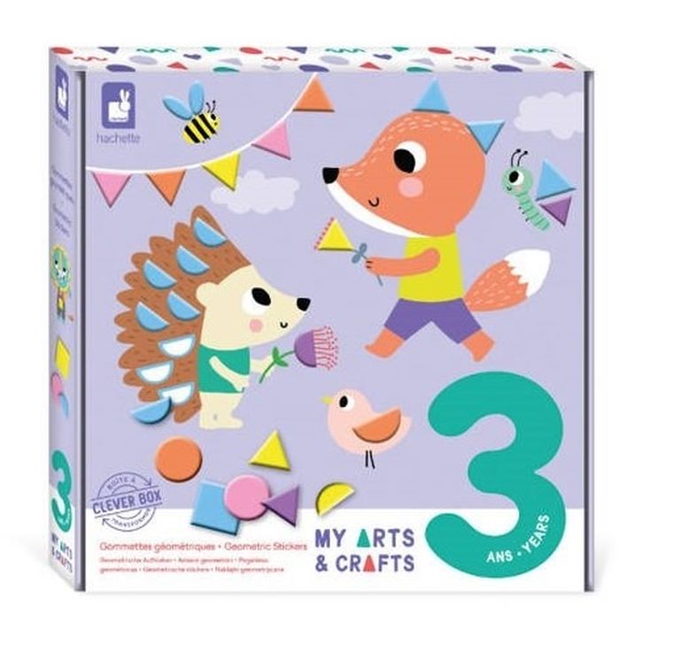 Janod, Naklejki geometryczne, zestaw kreatywny