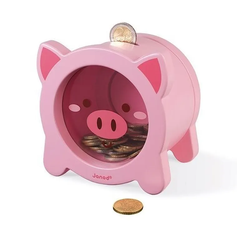 Janod, Świnka, drewniana skarbonka