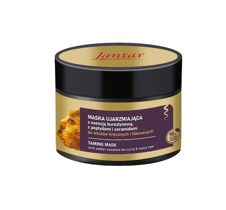 Jantar, maska ujarzmiająca z esencją bursztynową i peptydami, 200 ml