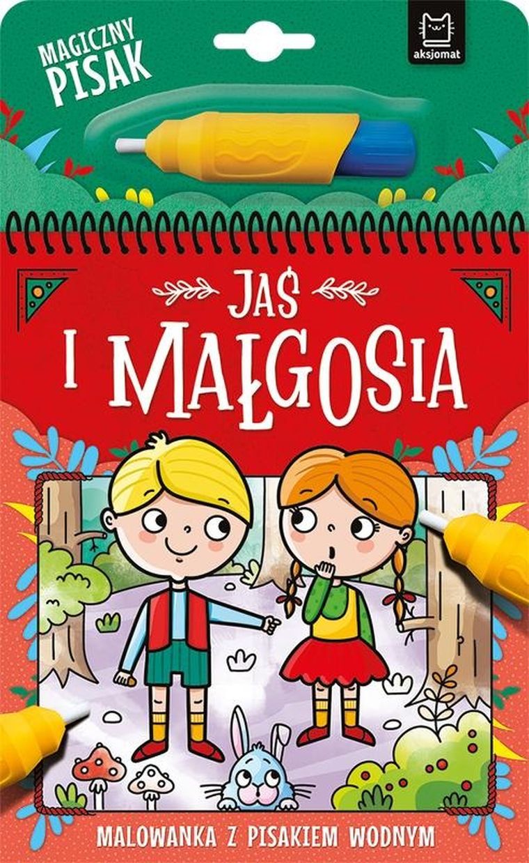 Jaś i Małgosia. Malowanka z pisakiem wodnym