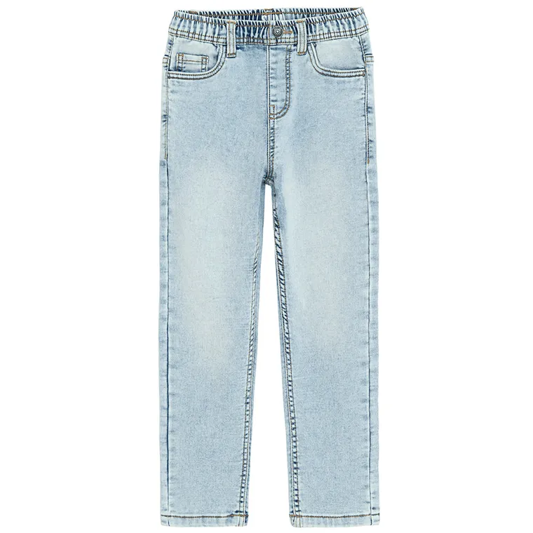 Jasne spodnie jeansowe o kroju slim z regulacją Cool Club